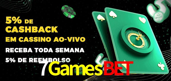 Promoções do cassino ao Vivo 7Gamesbet